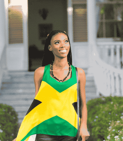 Jamaican Flag Blouse (1pc) - Trendy - Buy Now!